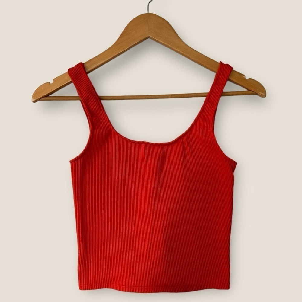 Dynamite Red Crop Tank Top XS